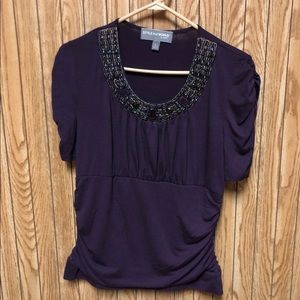Style that works by Vanity purple blouse